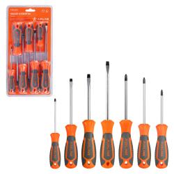 Набор отвёрток 7 пр. (SL3, SL5, SL6, PH0, PH, PH2), блистер (ATAU005)