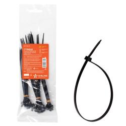 AIRLINE ACT-NK-31 Стяжки (хомуты) кабельные, пласт. черн., набор 60шт.(2,5*100мм-20шт/3,6*150мм-20шт/3,6*200мм-20шт)