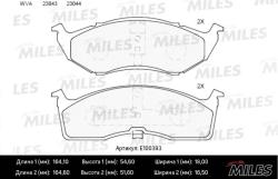E100393 Колодки тормозные CHRYSLER 300M/VOYAGER/DODGE CARAVAN передние SemiMetallic