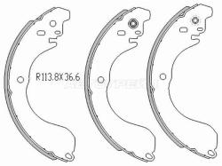Колодки тормозные барабанные Nissan AD 06- / Juke 10-20