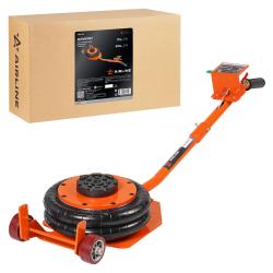 Домкрат пневматический 2т 115-300мм, подкатной, 2 секции, длин. ручка (ABJF02)