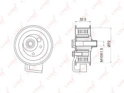 Ролик натяжной / грм AUDI A4 1.8-1.8 95-00 / A6 1.8-1.8 95-05 VW PASSAT 1.8-1.8 96-00 PB-1007