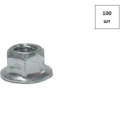 Гайка с фланцем М 14 * 10.0 DIN 6927 (высок.,контроовал) оц. 100шт FORTLUFT sts030472