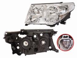Фара Toyota Land Cruiser (J200) 07-12 (Слева/ Галоген/ под электрокорректор)