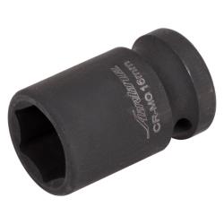 AIRLINE AT-IS12-09 Головка ударная торцевая 1/2" DR шестигранная 16мм L=38 мм