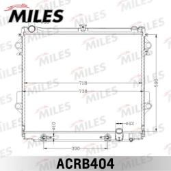 Радиатор TOYOTA LAND CRUISER 200 4.7 08- паяный acrb404