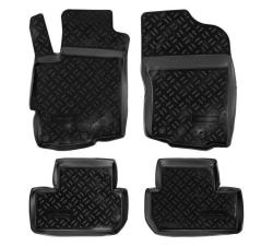 AIRLINE ACM-PS-47 Ковры для Mitsubishi Lancer X (07-), 4 шт., выс. борт, ТЭП, черн.