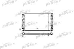 PRS3018 Радиатор системы охлаждения