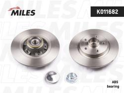 Диск тормозной RENAULT KANGOO 08- задний с подшипником,с кольцом АБС K011682