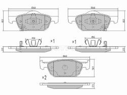 Колодки тормозные (Спереди) Honda Accord 93-13 / Prelude 91-01