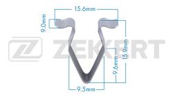 Зажим VAG (миним. кол-во заказа 10 шт) be-3655