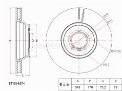 Диск тормозной (Спереди) BMW 3-SERIES E92 05-13/ X1 09-15