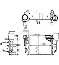 Интеркулер AUDI A4 1 8 T ci422000s