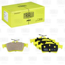 Колодки торм. для а/м Ford Focus II (05-)/Focus III (11-) диск. зад. (керам.) (PF 1072CR) PRO