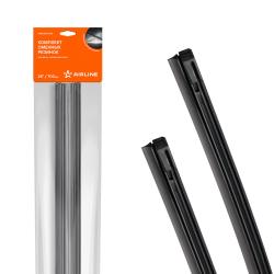 Резинки стеклоочистителя 700х6мм (28") 2 шт. в пакете с навершием (AWB-RE-700K)