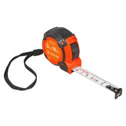 Рулетка в прорезиненном корпусе 3мх16мм (ATBQ023)