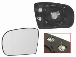Полотно зеркала Mercedes-Benz E-Class 99-03 (Слева/ Обогрев/ асферическое)