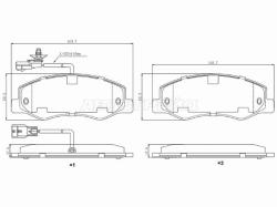 Колодки тормозные (Сзади) Opel Movano 10- / Renault Master 10-