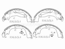Колодки тормозные барабанные Volkswagen Amarok 10-20