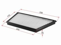 Фильтр салона PEUGEOT 206 98-12