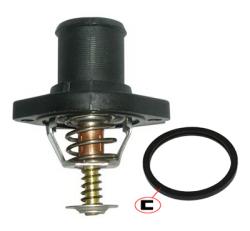 5010C114 Термостат Citroen C5 Xsara, Peugeot 206 406 1.8-2.2 & 16V 99>