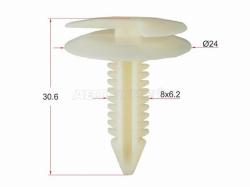Клипса обшивки двери GM (1 шт.)