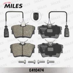 E410474 Колодки тормозные OPEL VIVARO 01-/RENAULT TRAFIC 01- задние LowMetallic