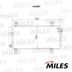 ACCB107 Конденсер MAZDA 6 1.8/2.0/2.2/2.5 07-