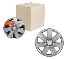 Колпаки колесные 13" "Гелакси", серебристый, карбон, компл. 2 шт. (AWCC-13-14)