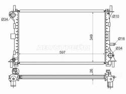 Радиатор Ford Focus 98-04