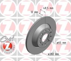 Диск тормозной задний с покрытием COAT Z 100.3315.20