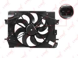 Вентилятор радиатора с кожухом RENAULT CLIO IV 1.2 16> / DOKKER 1.2-1.6 12> / LODGY 1.2-1.6 12> LAD rf-1567