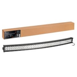 Фара (балка) светодиодная двухрядная изогн. 80LED, комбин.свет, 240Вт, 1065х78х60мм, 12/24В, PRO (ALED058)