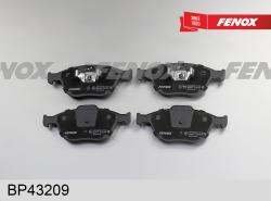 Колодки тормозные FORD TRANSIT/TOURNEO CONNECT 02- передние BP43209