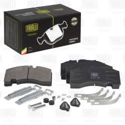 Колодки торм. для прицепов BPW (WVA № 29171) диск. с р/к (PFT 29171)