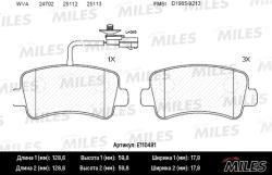 E110481 Колодки торм. OPEL MOVANO/RENAULT MASTER 10- (для одинар. шин) зад. SemiMetallic