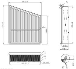 Фильтр для а/м Aito M5 (22-)/Seres M5 (23-) 1.5hyb (возд.) (TR55630)