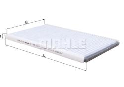 Фильтр салона RENAULT MEGANE 96- угольный LAK33