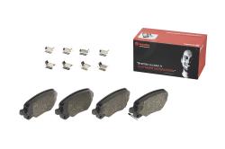 Колодки тормозные дисковые задн. CHRYSLER GRAND VOYAGER V (RT) 10/07-> / DODGE CARAVAN 01/08-> / DOD p11021