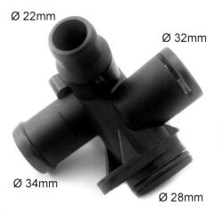 Фланец системы охлаждения Audi A4 (8EC  B7) 2.0 TFSI 93246