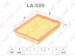 Фильтр воздушный KIA CARENS /MAGENTIS 2.0/2.7 05- LA-520