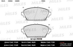 E100158 Колодки тормозные NISSAN PRIMERA (P12) 02>/ALMERA 00>05 передние SemiMetallic