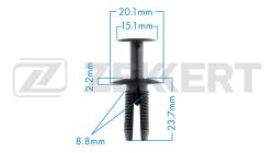 Клипса крепёжная BMW (миним. кол-во заказа 10 шт) be-1970