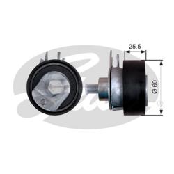 Ролик ремня ГРМ VW GOLF IV/BORA/POLO/OCTAVIA 1.4/1.6 натяжной T43149