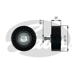 Ролик ремня приводного FORD FOCUS/S-MAX/MONDEO 1.5/1.6 10- T36768