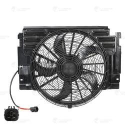 Э/вентилятор кондиц. для а/м BMW X5 (E53) (00-) G (с кожухом и модул. упр.) (LFAC 26E5)