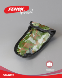 FAU1035 Лопата туристическая складная 46.3*11.2см