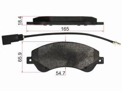 Колодки тормозные (Спереди) Ford Transit 06-14