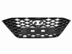 Решетка радиатора Hyundai Solaris 20-22 / Solaris HS 24- (В комплекте с заглушками сонаров (парктрон