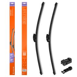 Щетки стеклооч бескаркас универс компл. (2шт.) 700/700мм (28"/28") 3 адптр (AWB-BK-700-700K)